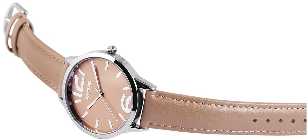 Raptor Damenuhr mit Echtlederarmband - Afbeelding 2